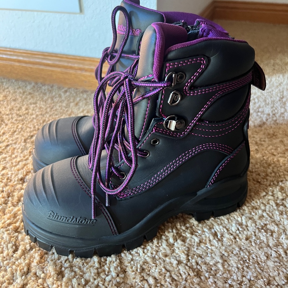 Blundstone 897 Women's Side Zip Safety Steel Toe Work Boots